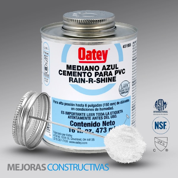 ADHESIVO PVC AZUL RINE-R-SHINE – Mejoras Constructivas by Tomatsa